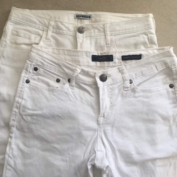 Bundle white skinny jeans 😍