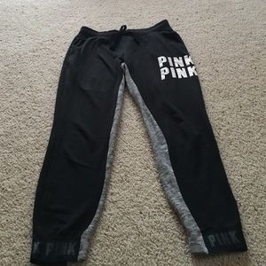 PINK jogger sweatpants