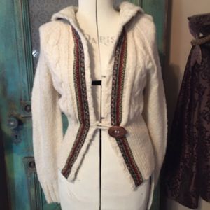 Free People Chunky knit  sweater size large