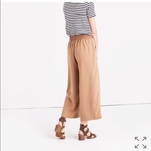 Madewell caldwell crop trousers navy