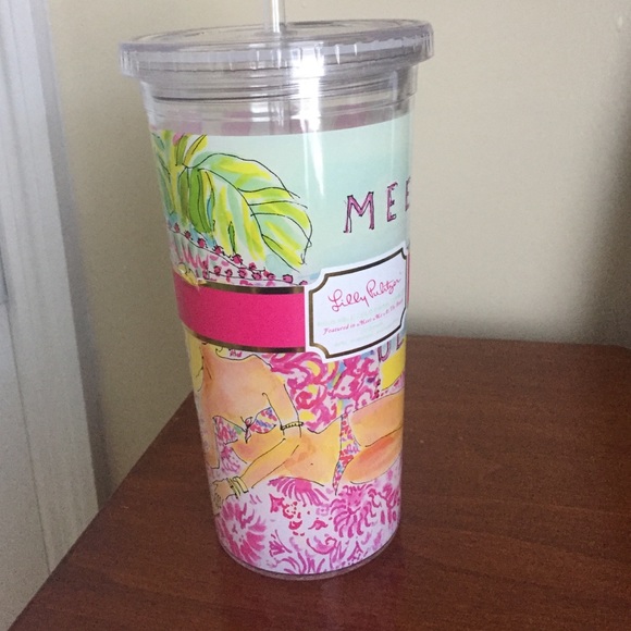 Lilly Pulitzer Meet me at the Beach tumbler
