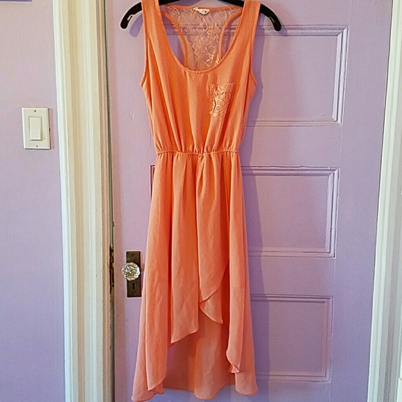 High-Low dress with lace back