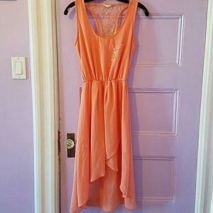 High-Low dress with lace back