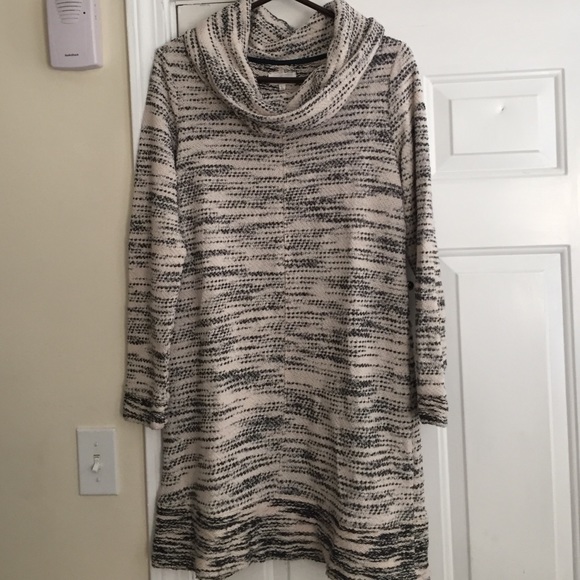 Lou & Grey cowl neck sweater dress Large Lou & Grey cowl neck sweater dress Large