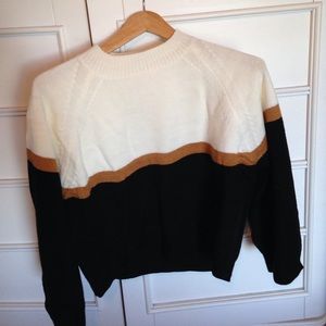 Color block sweater