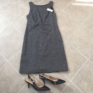 NWT gray stretch shift dress