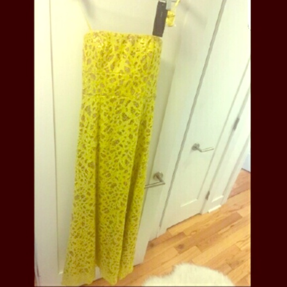 Yellow BCBG Gown