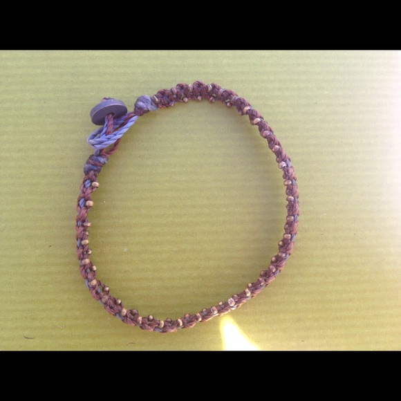Jute-Light Blue Bracelet