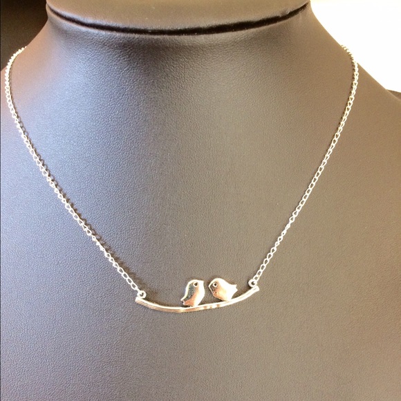 Bird silver necklace - Picture 2 of 3