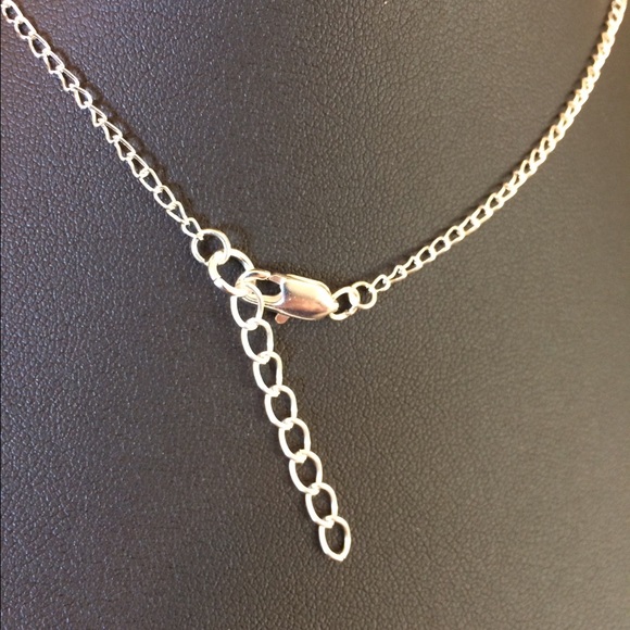 Snowflake silver choker necklace - Picture 2 of 2