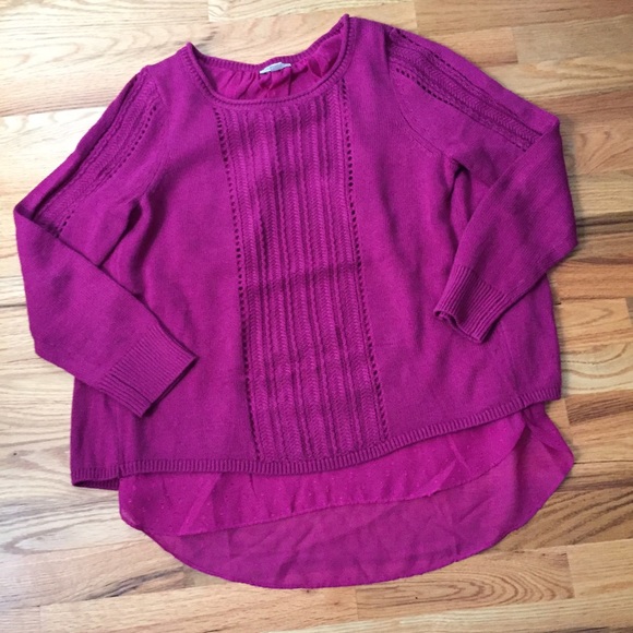 Lucky Brand Sweaters - Lucky Brand Split Back 3/4 Sleeve Sweater