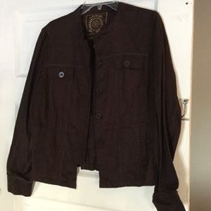 Brown lightweight jacket
