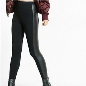 Express ponte knit scuba leggings.