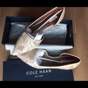 Cole Haan Leather Perforated Sandals 7.5 B