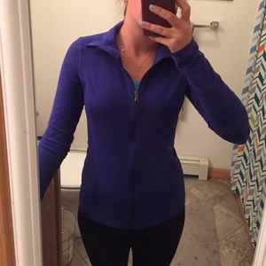 Blue under armour zip up jacket