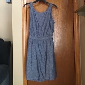 Gap Chambray Dress with Open Tie Back