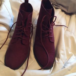 Maroon Fall Boots
