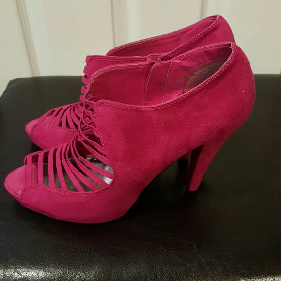 Size 12 Faux Suede Heels