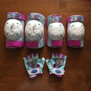 Frozen Elbow and Knee Pads, and Frozen Gloves