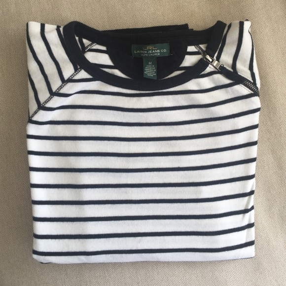 Cozy black and white striped skirt