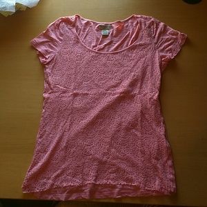 Lucky brand lace t-shirt