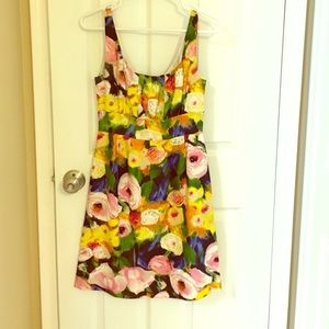 J. Crew size 2 floral cocktail dress