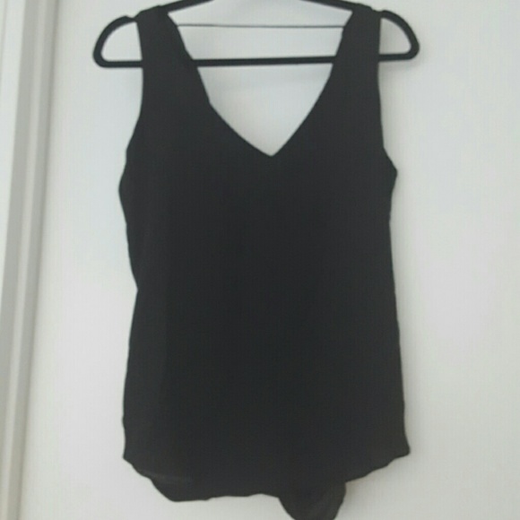 Brand new Sanctuary black wrap back tank