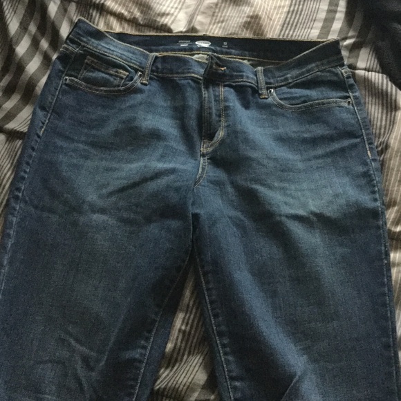 Old navy women's jeans 12 long straight leg