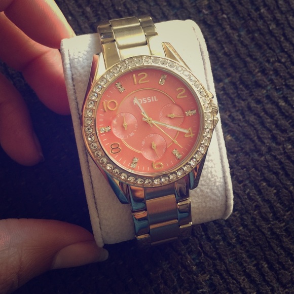 24 hour final sale 💕 Coral Fossil Watch