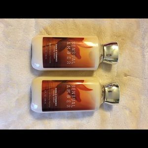 Sensual Amber Bath and Body Works Lotion.