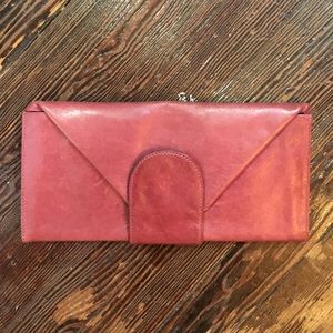 Leather envelope clutch by Tano Handbags