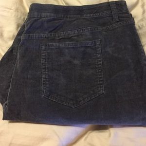 Dark grey corduroy pants