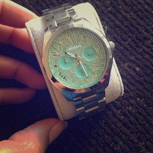 Beautiful Accented Fossil Watch