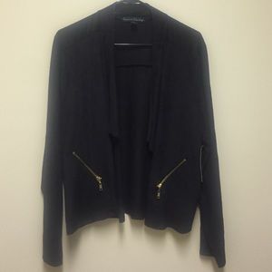 Dark Brown/Black suede jacket