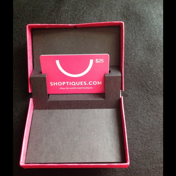 $25 gift card to SHOPTIQUES.COM.