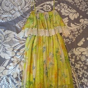 Floral maxi dress👗