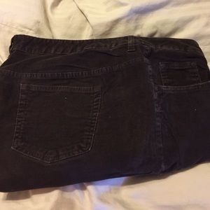 Dark brown corduroy pants