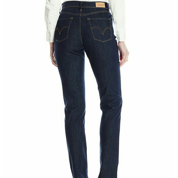 Levis High Waist Straight Leg Jeans