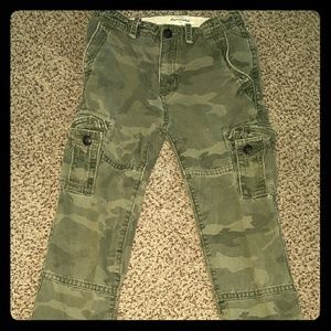 Boys Camo Cargo Pants