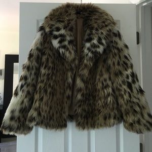 Faux fur coat
