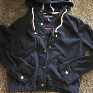 Navy blue utility jacket