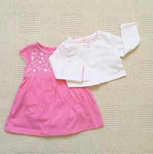 NWT Carters Dress & Cardigan