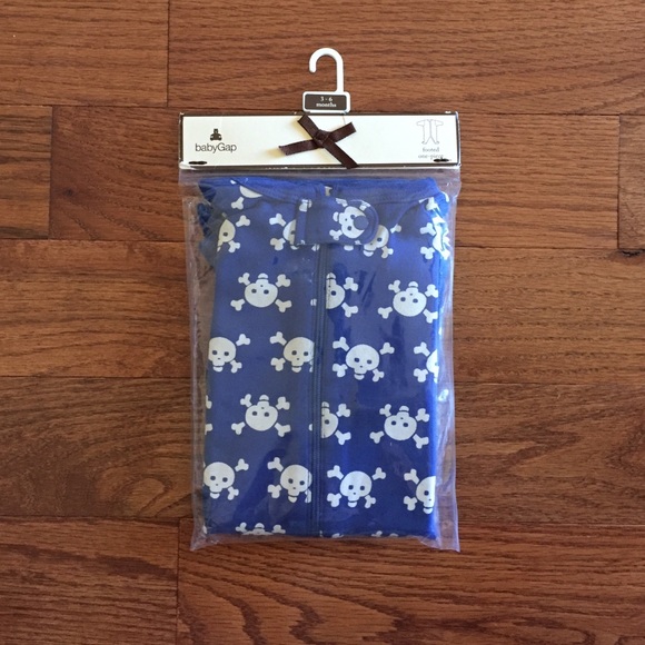 Vintage Baby Gap Footed Jammie's with Skeltons