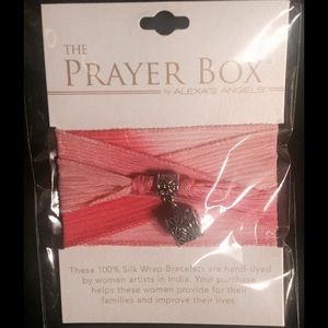 Prayer Silk Wrap Bracelet.