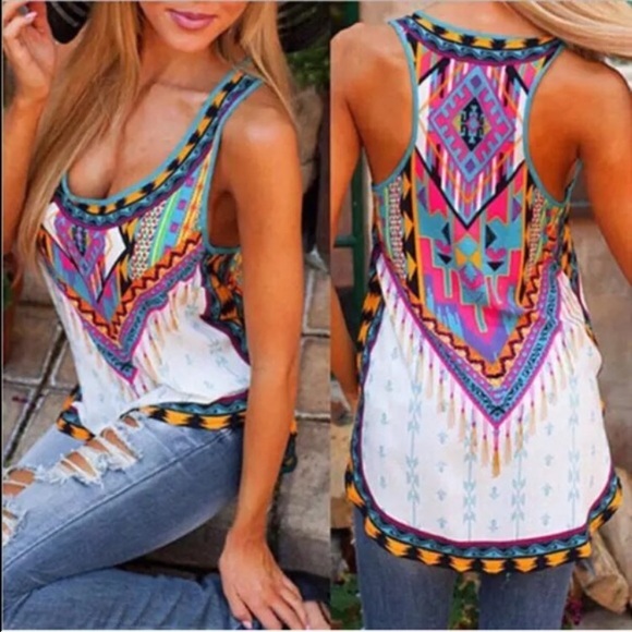 Boutique Tops - 💞 Restocked! Boho Tank! NEW!