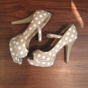 Madden Girl polka dot pumps