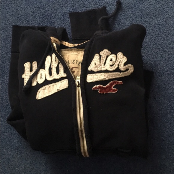 Navy hollister hoodie