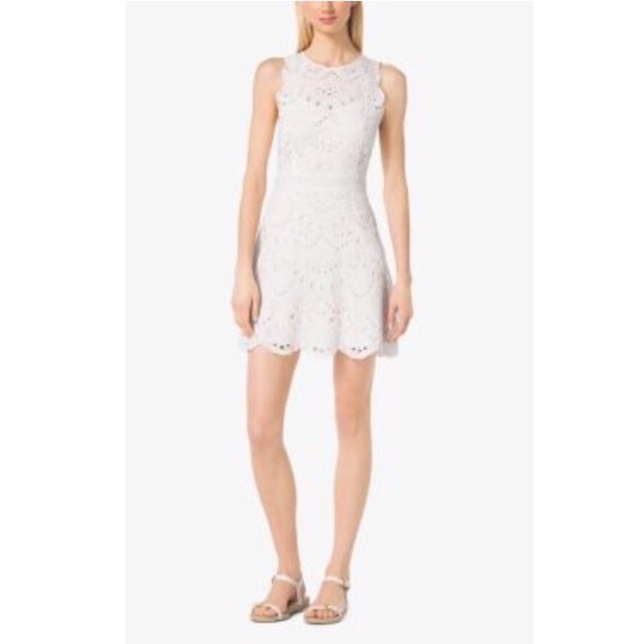 Michael Kors Scalloped lace dress