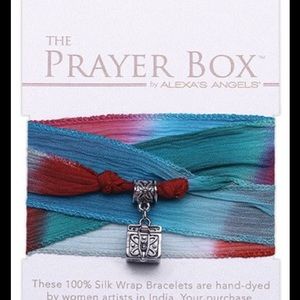 Prayer Silk Wrap Bracelet.