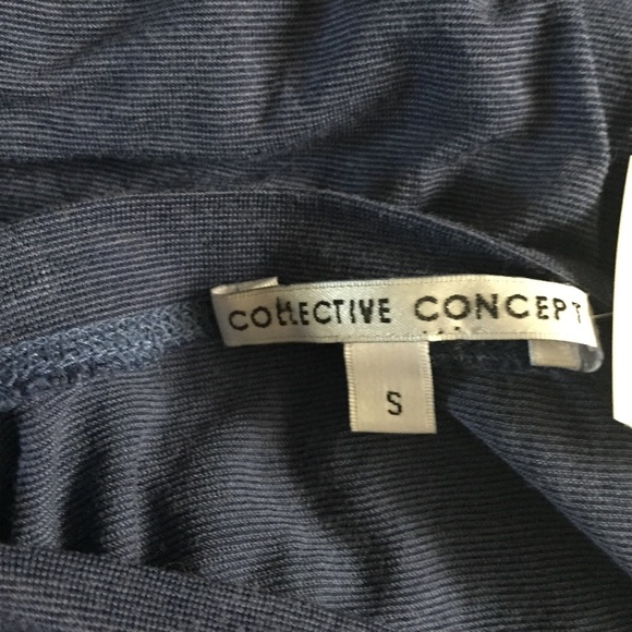 SOLD. Trendy  slouchy blue top size small - Picture 4 of 4